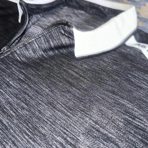 KARL LAGERFELD Designer Men’s Polo Quarter Zip Dress Shirt Size 2XL Short Sleeve - Picture 10 of 12